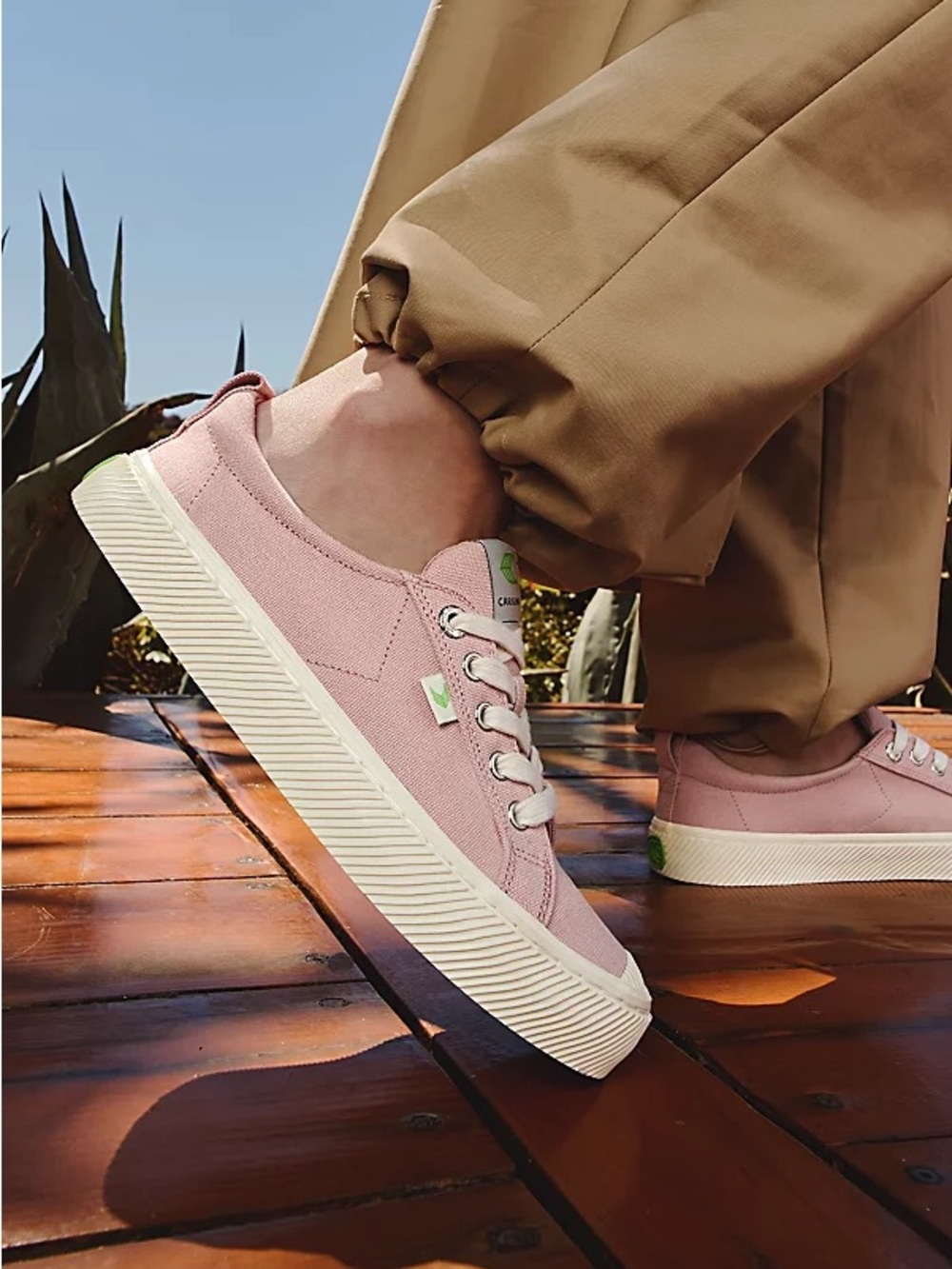 CARIUMA OCA LOW ROSE CANVAS SNEAKERS 39.5 EU 8.5 US